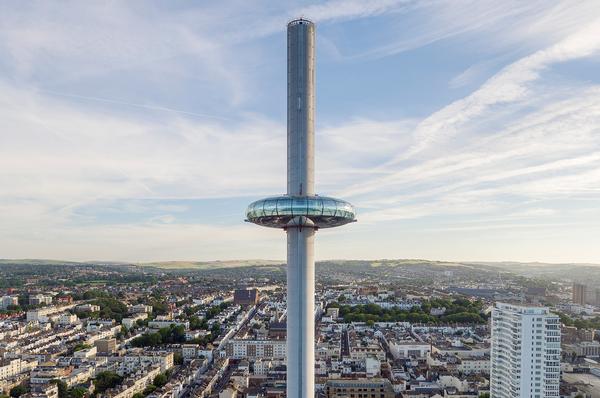 The i360 opened in August following 11 years of development