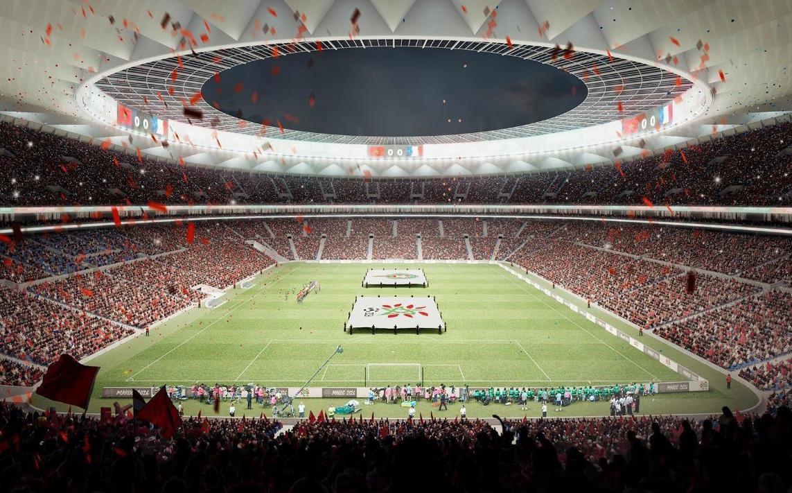 The Grand Stade de Casablanca would have a capacity of 90,000 if built / Cruz y Ortiz