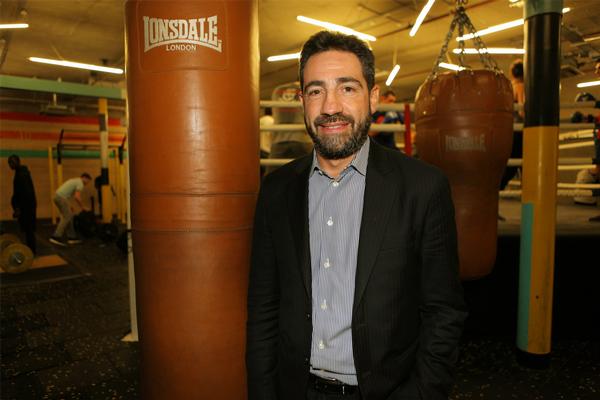 Hilton brought his advertising talents to the Gymbox brand