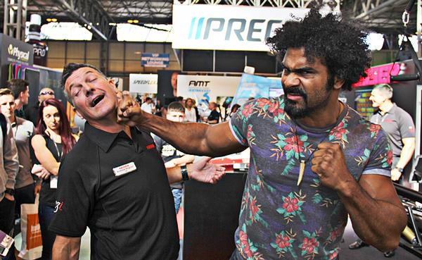 Former boxing champ David Haye making an appearance
