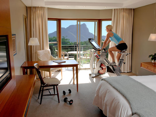 Fitness rooms at Cape Town hotel