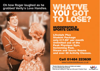 Kirklees trust targets students with risqué campaign