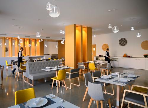 The restaurant offers a menu curated by the dietician centre Vichy Celestins in France, and includes signature dishes created with Vichy Celestins water