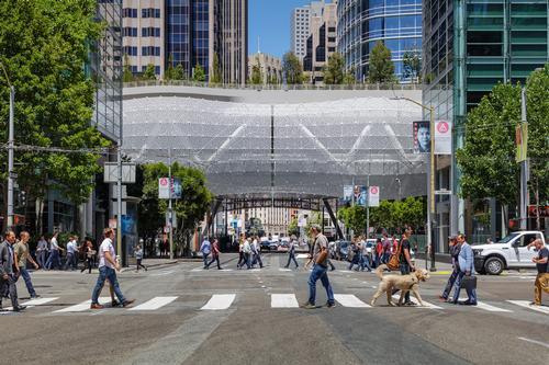 The transit Center spans three blocks / Tim Griffith