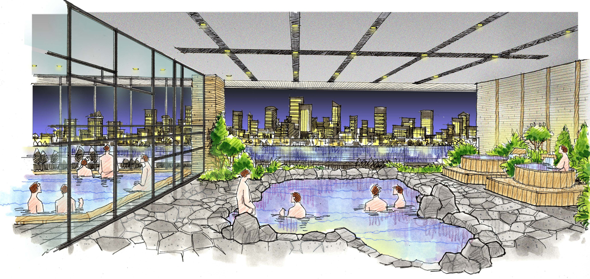 Tokyo's Olympic complex and hot bath tower to attract 4.2 million visitors a year
