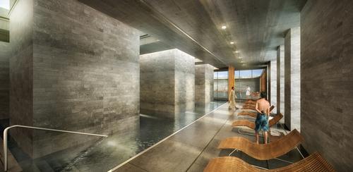 Historic Turkish baths were used to model daylight usage and designing the social setup of the baths / Project Design Group