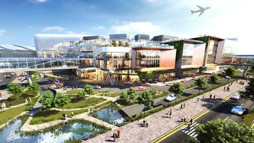 Another rendering of SkyCity / courtesy of Hong Kong International Airport