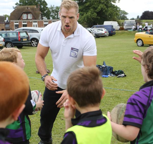 The NatWest RugbyForce – involving England stars such as James Haskell – is one of RFU’s leading partnership initiatives