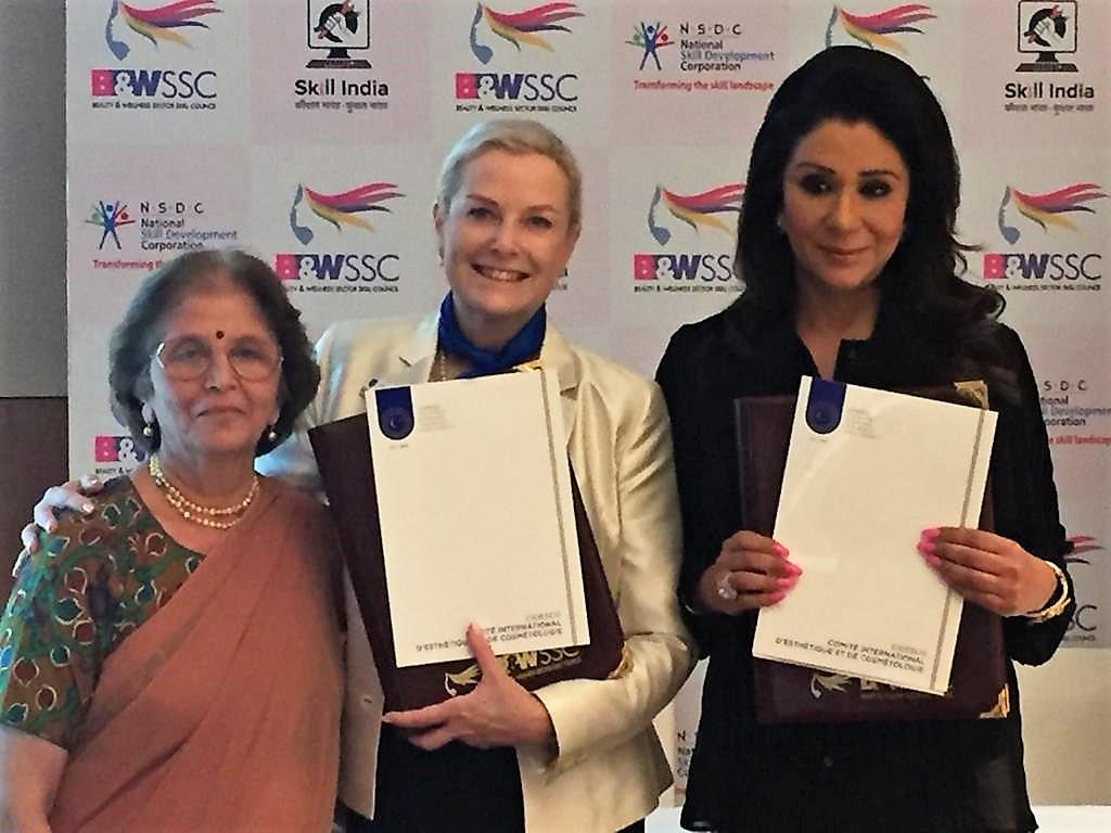 CIDESCO Section India president Maya Paranjapye with CIDESCO International president Anna-Cari Guna and B&WSCC chairperson Vandana Luthra CIDESCO Section India president Maya Paranjapye with CIDESCO International president Anna-Cari Guna and B&WSCC chairperson Vandana Luthra