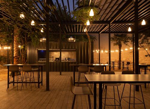 The space will also feature a street-food style 