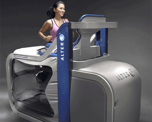 Anti-gravity treadmill features on Stephen Fry’s Gadget Man