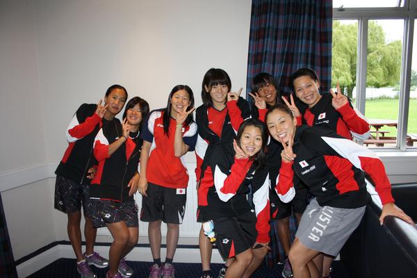 The Japanese team at the Basildon centre