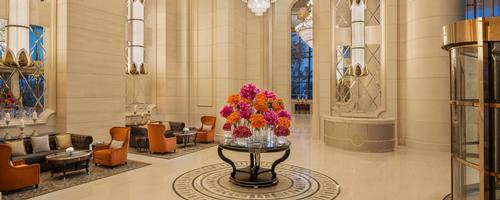 Restaurants in the hotel were designed to emulate the dining salons of early 20th-century cruise liners. / Courtesy of Marriott International