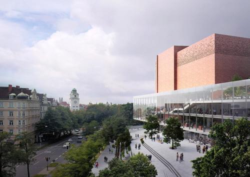 One of the most popular events hubs in Europe, the Gasteig currently attracts over 2 million visitors per year. / Henn / Visualization ME