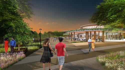 Bonnet Springs Park is slated to open in 2020. / Courtesy of Sasaki