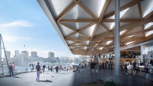 The market is set to become one of the largest of its kind in the southern hemisphere. / Courtesy of 3XN