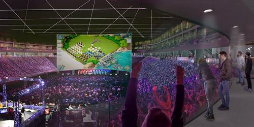 Luoto will also feature esports facilities. / Courtesy of PES-Architects