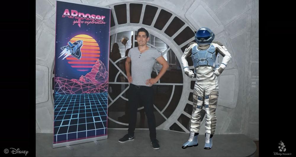 The software has the capability to place the person in the photograph in the IP’s costume / Disney The software has the capability to place the person in the photograph in the IP’s costume / Disney