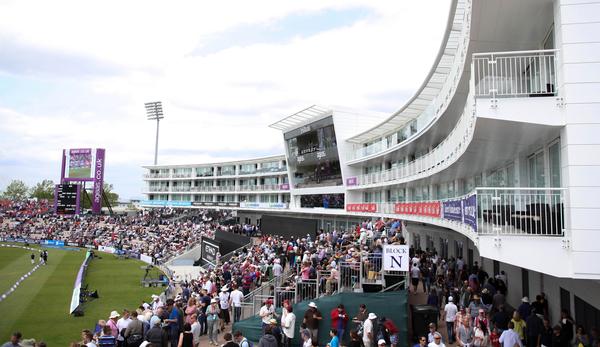 Rooms at the Southampton Hilton Hotel overlook the pitch at Ageas Bowl
