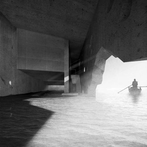 In 2019, UCCA Dune will expand to include a tidal causeway and additional semi-submerged galleries. / Courtesy of OPEN Architecture
