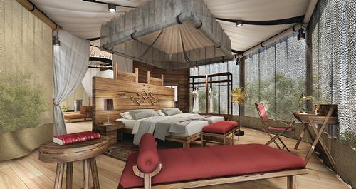 The villas' interiors were designed by local architects, Coconut Groove. / Courtesy of The Pavilions Hotels
