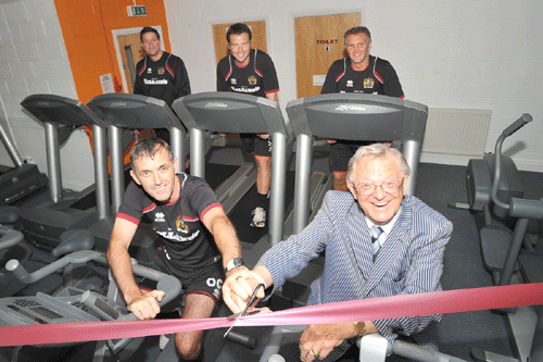 New equipment for Turf Moor gym