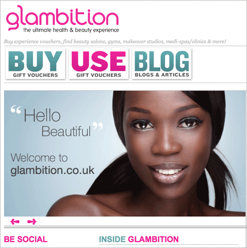 SpaFinder Europe launches Glambition