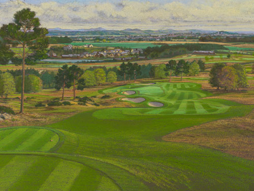 An impression of the 11th hole at The Angus