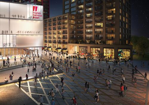 The space will also include a dedicated area for the English National Ballet Philharmonic and public access to the school’s archives