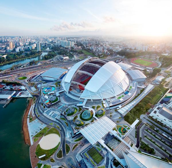 For the Singapore Sports Hub, an entire neighbourhood with community-based facilities was created from scratch