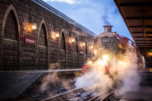 One million guests rode the Hogwarts Express in the month after it opened in July 2014 One million guests rode the Hogwarts Express in the month after it opened in July 2014