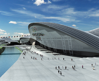 London’s 2012 aquatics centre revealed