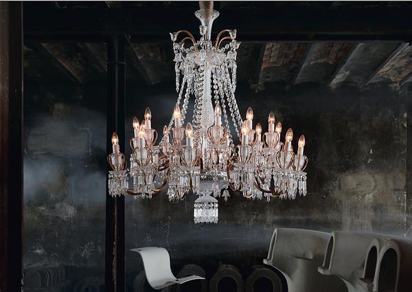 Baccarat is famous for its beautiful crystal jewellery and chandeliers