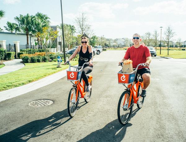 Bike-sharing is one way 
Lake Nona encourages healthy living / PHOTOS: John Dolan