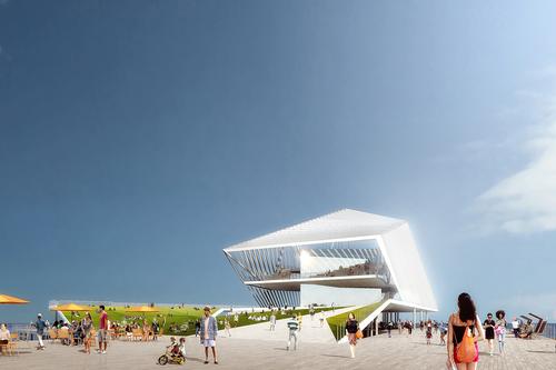 Observation platforms will provide views of both the bay and the city / Rogers Partners Architects + Urban Designers / ASD