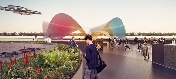 Ratti’s floating plaza will incorporate a range of public facilities