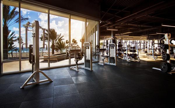 The Equinox facility in Huntington Beach, California, pushes the boundaries of modern health club design