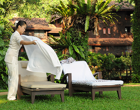 The resort has high ratings for service and, despite being managed by another firm, so does the spa 