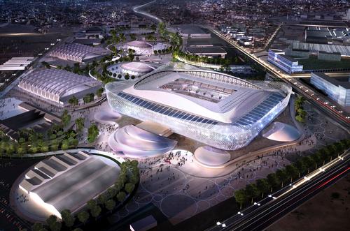 The stadium will be surrounded by a sports and culture precinct