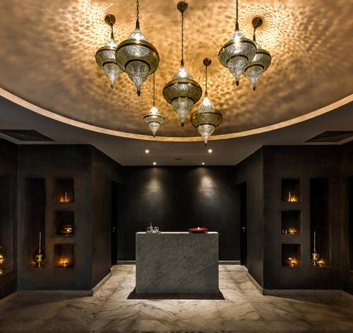 The reception area at the Asenfo Spa at Hyatt Place Taghazout Bay / Hyatt