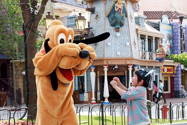 With its Toontown-style façades, Mickey Avenue is far wider than the traditional Main Street to hold larger crowds
