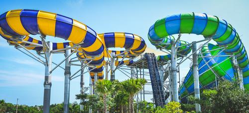 WhiteWater West supplied the park with more than 800m of slides / WhiteWater 