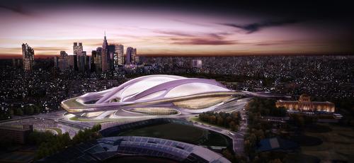 Hadid's envisaged design for Tokyo's 2020 Olympic Stadium / ZHA