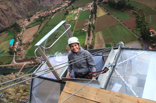 Guests can climb 400m up a cliff face or hike a trail through zip-lines to reach their bed