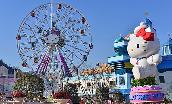 Intamin’s wheel at Hello Kitty Park, Anji, China