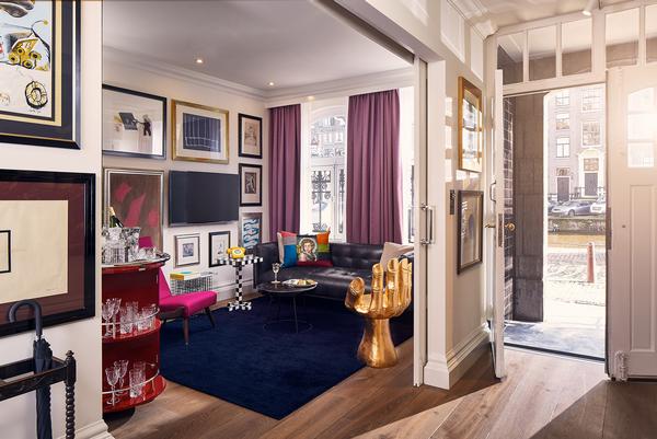 The Art Collector’s Suite showcases artwork created especially for the hotel