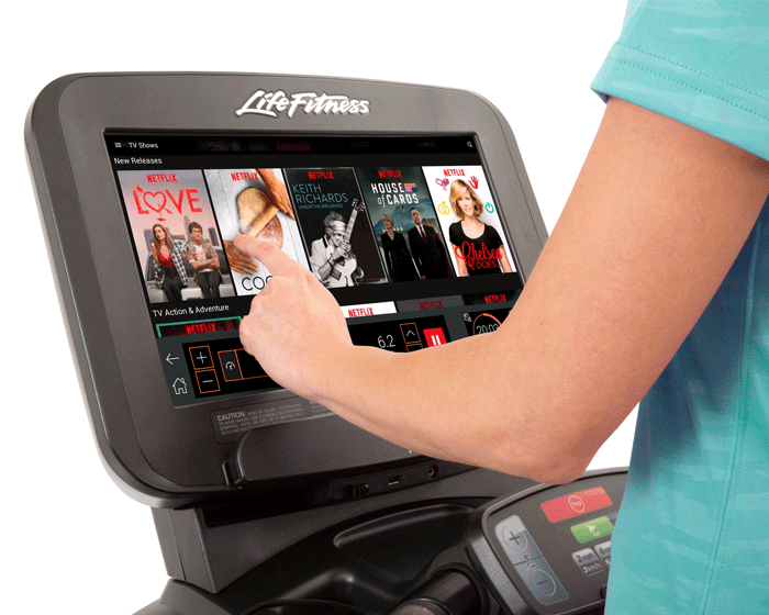 Life Fitness launches its newest console with entertainment from Netflix plus strength products