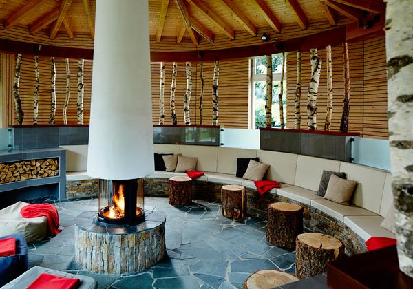 The spa includes a number of relaxation areas