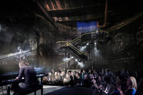 Brunel’s sinking shaft will provide a unique setting for cultural events / Tate Harmer