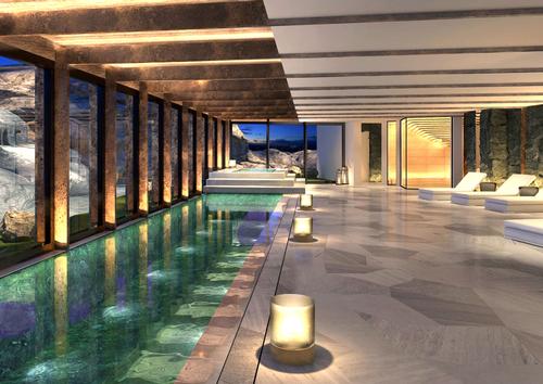 The renovation includes the addition of a 1,500sq m dipiù Spa, with panoramic views over Zurich